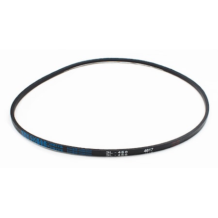 D&D 3L450 FHP V-Belt, 45 in Outside Length, 3/8 in Top Width, 7/32 in Thickness, 1 Ribs 3L450